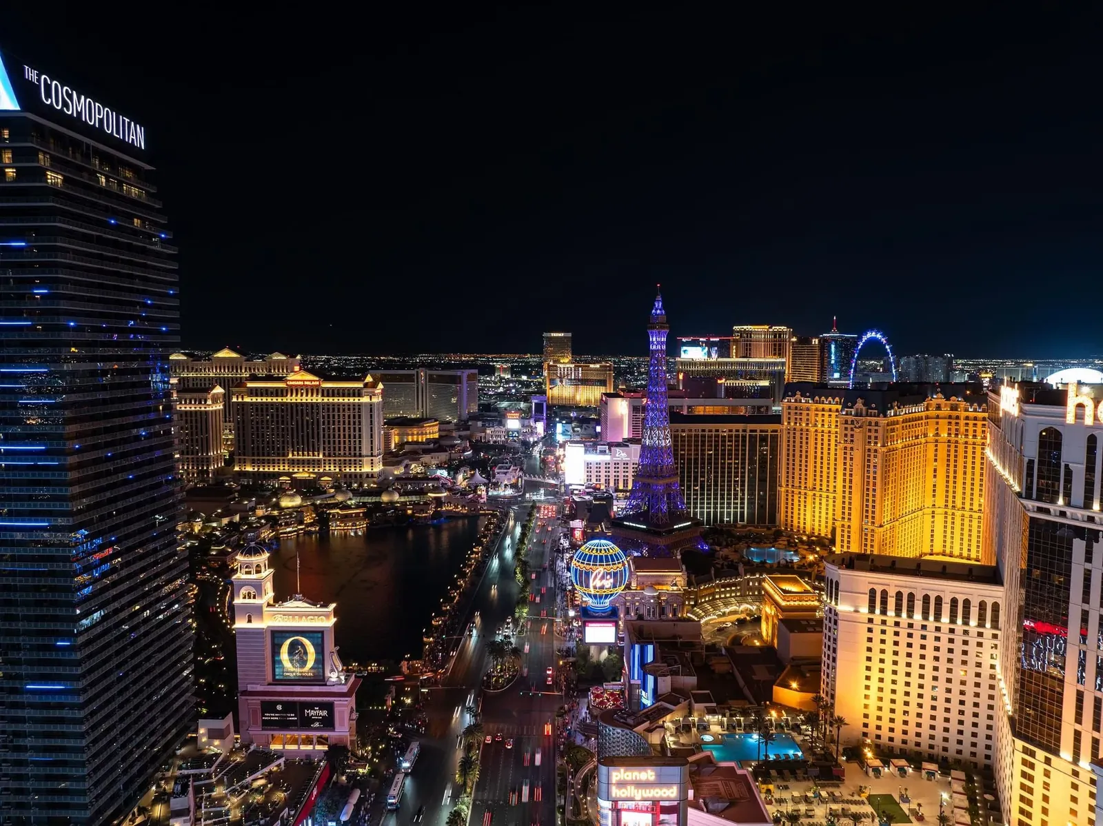 Las Vegas, Nevada skyline at dusk