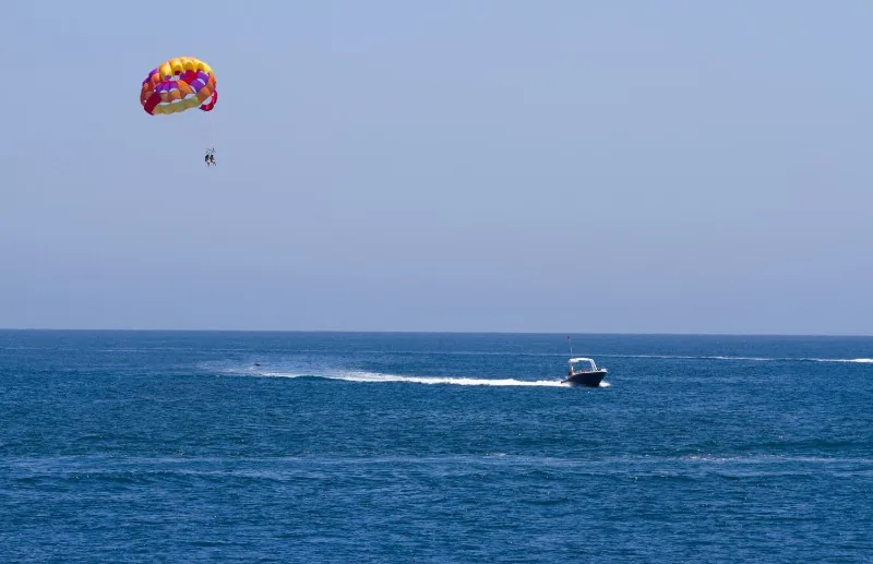 Sailing in Marina Del Rey harbor